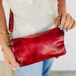 BedStu Cadence Crossbody Wallet Clutch - Red Rustic - Lace and Grace Boutique