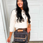 BedStu Greenway Crossbody Bag - Black Oats Rustic - Lace and Grace Boutique