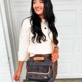 BedStu Greenway Crossbody Bag - Black Oats Rustic - Lace and Grace Boutique