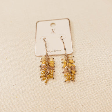 Out Of Reach Beaded Earrings - Lace and Grace Boutique