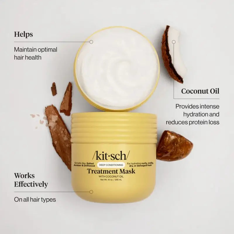 Kitsch Moisturizing Coconut Oil Deep Conditioning Treatment Mask - Lace and Grace Boutique