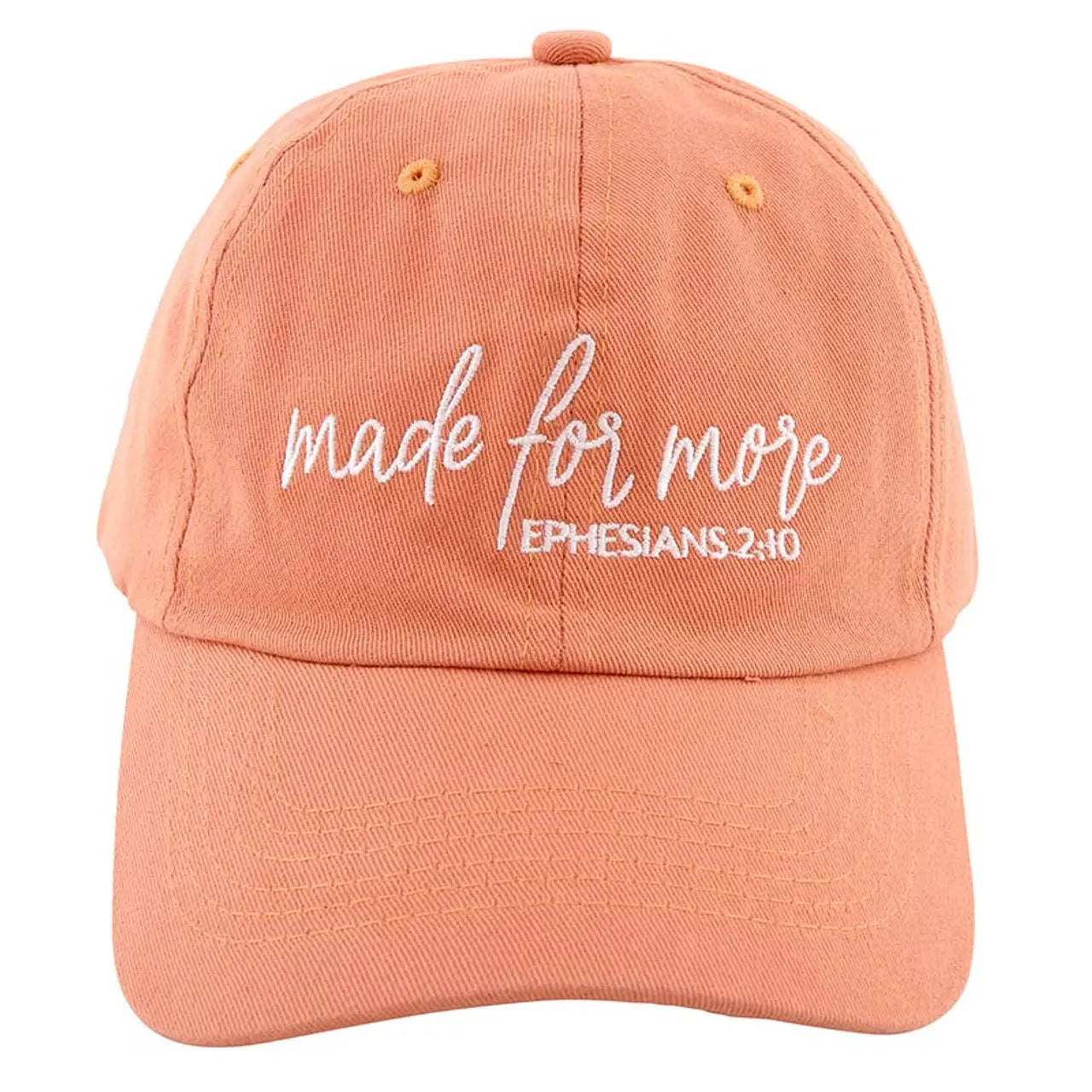 Made For More Hat - Peach - Lace and Grace Boutique