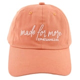 Made For More Hat - Peach - Lace and Grace Boutique