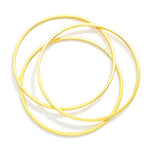 Gold Bangle Bracelets, Set Of 3 - Lace and Grace Boutique