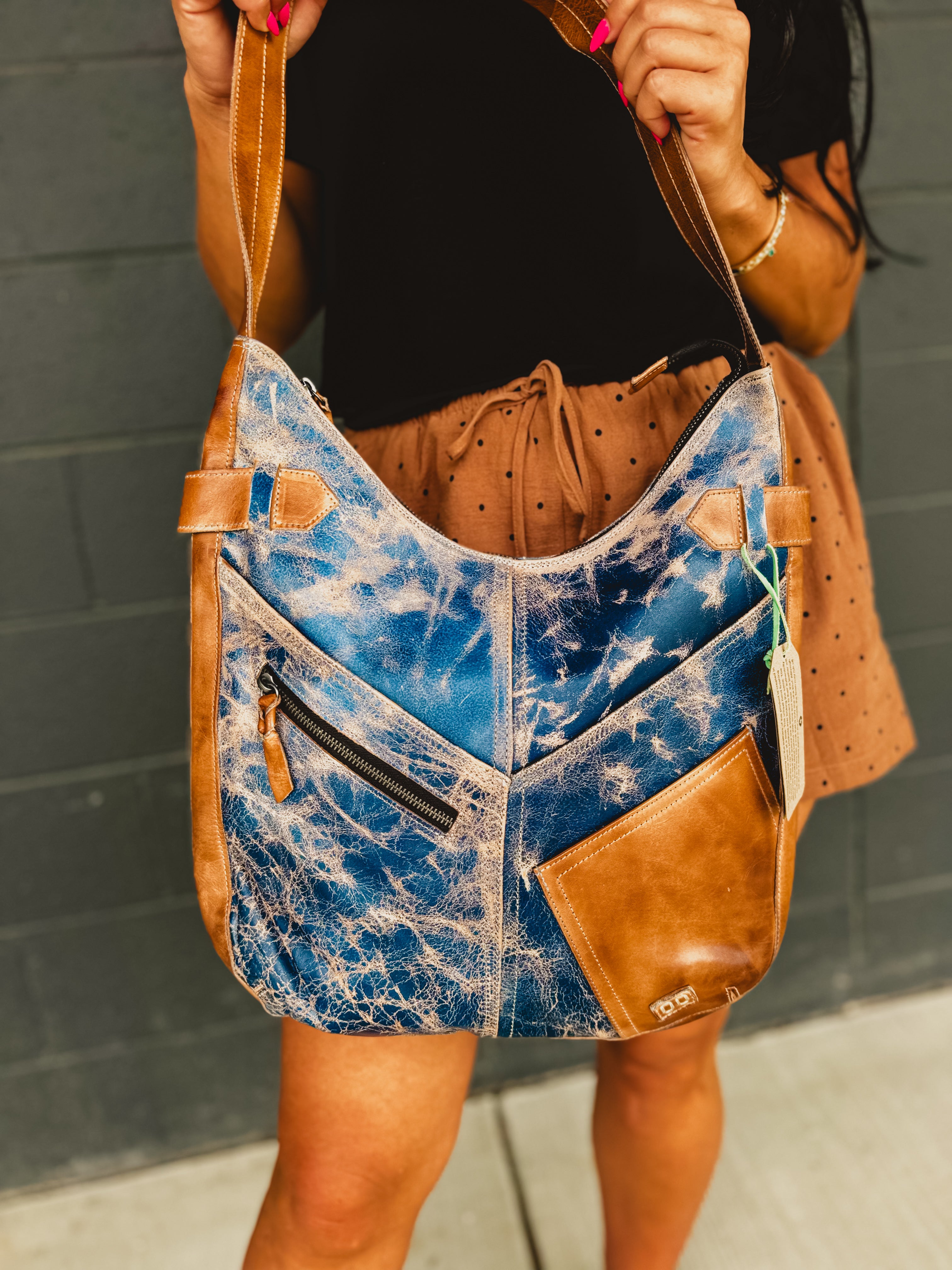 Bed|Stu Argus Shoulder Bag - Blazer Lux Tan Rustic - Lace and Grace Boutique