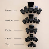 Teleties Classic Claw Clip | Petite - Jet Black