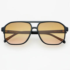 FREYRS Billie Unisex Aviator Sunglasses - Black/Brown - Lace and Grace Boutique