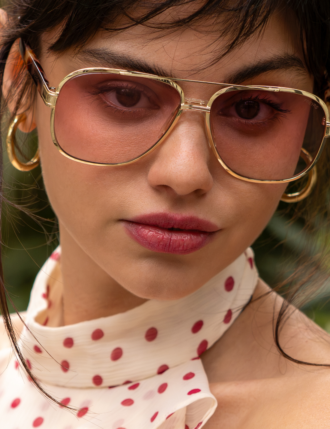 FREYRS Carter Unisex Aviator Sunglasses - Rose - Lace and Grace Boutique