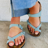 Birkenstock Mayari Birko-Flor Sandal - Pure Sage - Lace and Grace Boutique
