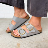 Birkenstock Arizona Big Buckle Birko-Flor Sandal - Stone Coin