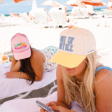 Out Of Office Trucker Hat - Butter Yellow