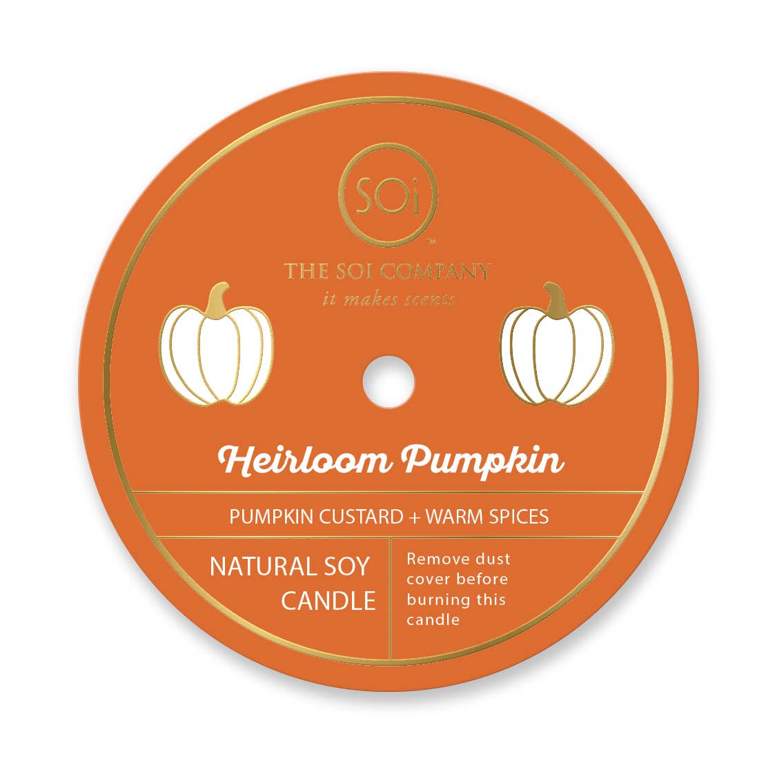 Fall Pumpkins 12oz Candle - Heirloom Pumpkin - Lace and Grace Boutique