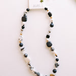 Mixed Texture & Shape Beaded Necklace - Lace and Grace Boutique