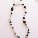 Mixed Texture & Shape Beaded Necklace - Lace and Grace Boutique