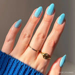 Glamnetic Press On Nails - Soft Blue - Lace and Grace Boutique