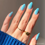 Glamnetic Press On Nails - Soft Blue - Lace and Grace Boutique
