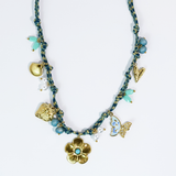 Bloom Braid Charm Necklace - Lace and Grace Boutique