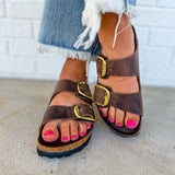 Birkenstock Arizona Big Buckle Oiled Leather Sandal - Habana