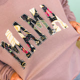 Mama Bow Crewneck Sweatshirt - Soft Purple - Lace and Grace Boutique