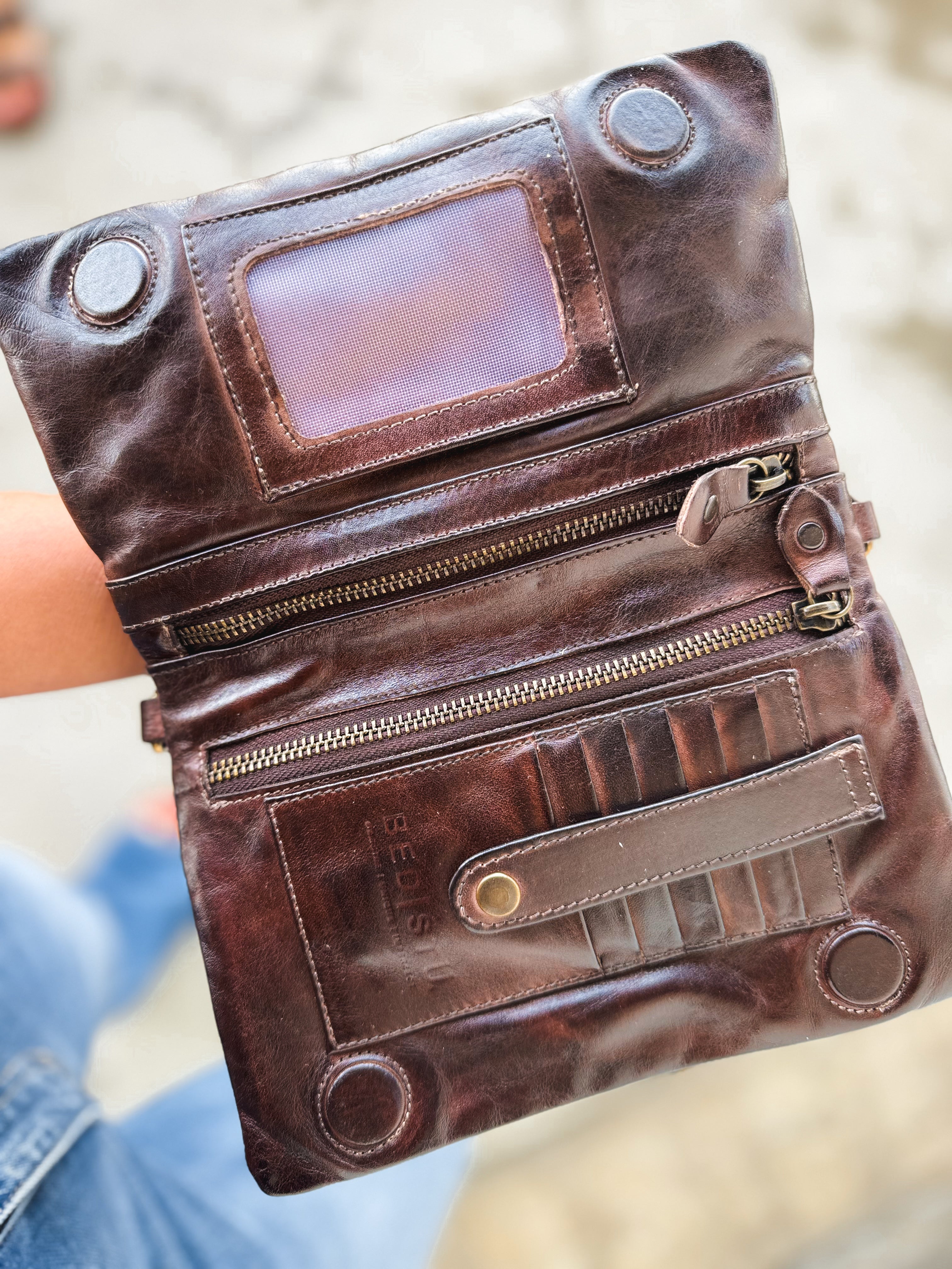 BedStu Cadence Crossbody - Teak Rustic - Lace and Grace Boutique