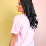 Sunkissed Knit Top - Bubblegum/Sunkist - Lace and Grace Boutique