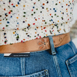 Bedstu Upswing II Leather Belt - Oats Pecan Rustic
