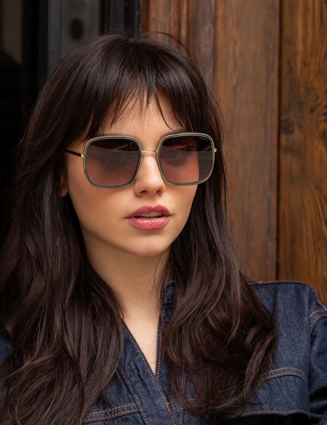 FREYRS Cosmo Acetate Womens Square Sunglasses - Emerald Green - Lace and Grace Boutique