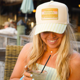 Strong Chance of Margaritas Hat - Green Stripe