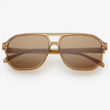 FREYRS Billie Unisex Aviator Sunglasses - Brown