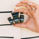 Teleties Classic Claw Clip | Petite - Jet Black