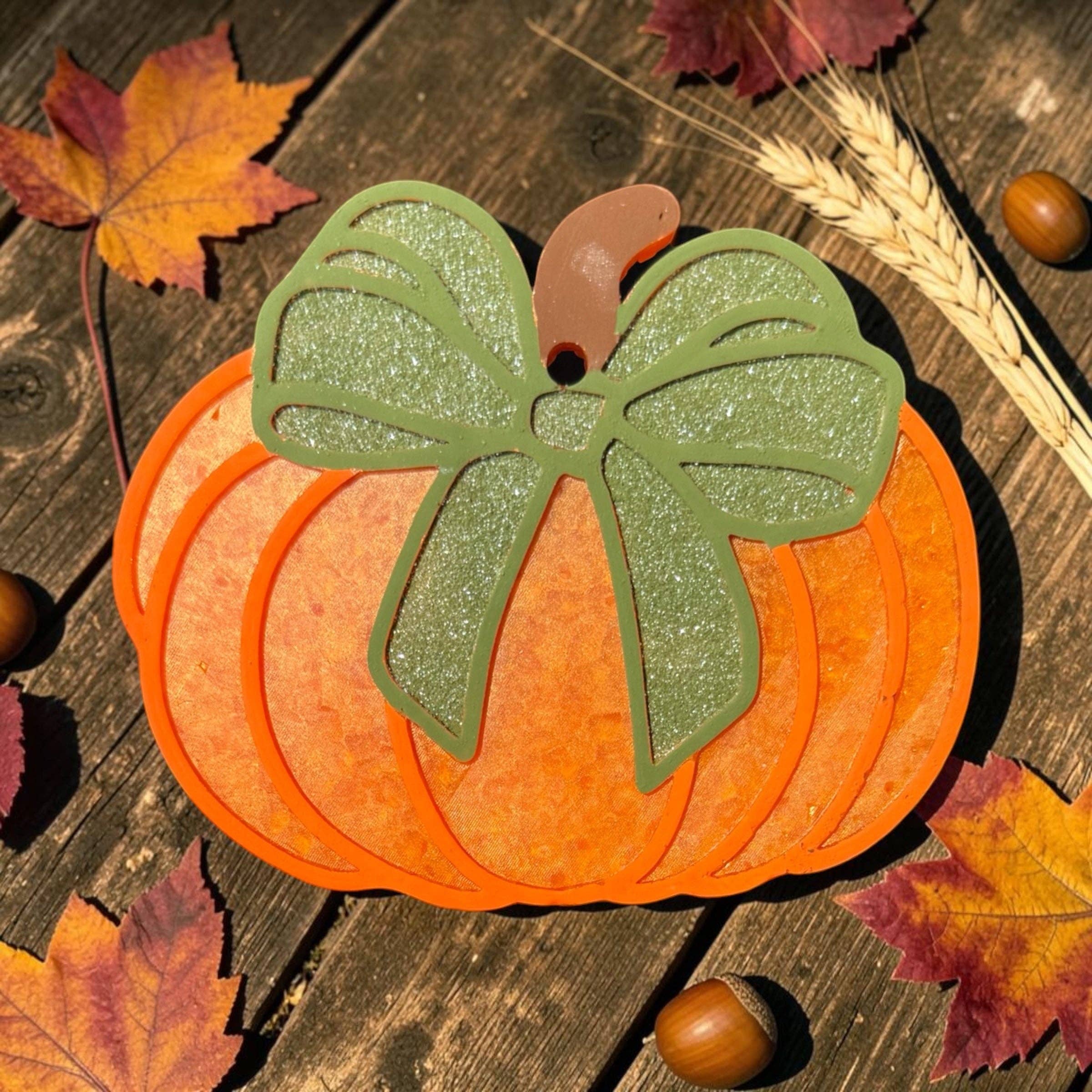 Bow Pumpkin Freshie - Pumpkin Cider - Lace and Grace Boutique