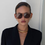 FREYRS Billie Unisex Aviator Sunglasses - Brown