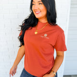 Simply Southern Mallard Graphic Tee - Rust - Lace and Grace Boutique