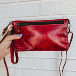 BedStu Cadence Crossbody Wallet Clutch - Red Rustic - Lace and Grace Boutique