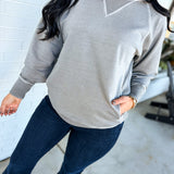 Pigment Dyed French Terry Pullover - Sleet