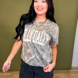 Dilly Dally Camouflage Graphic Tee