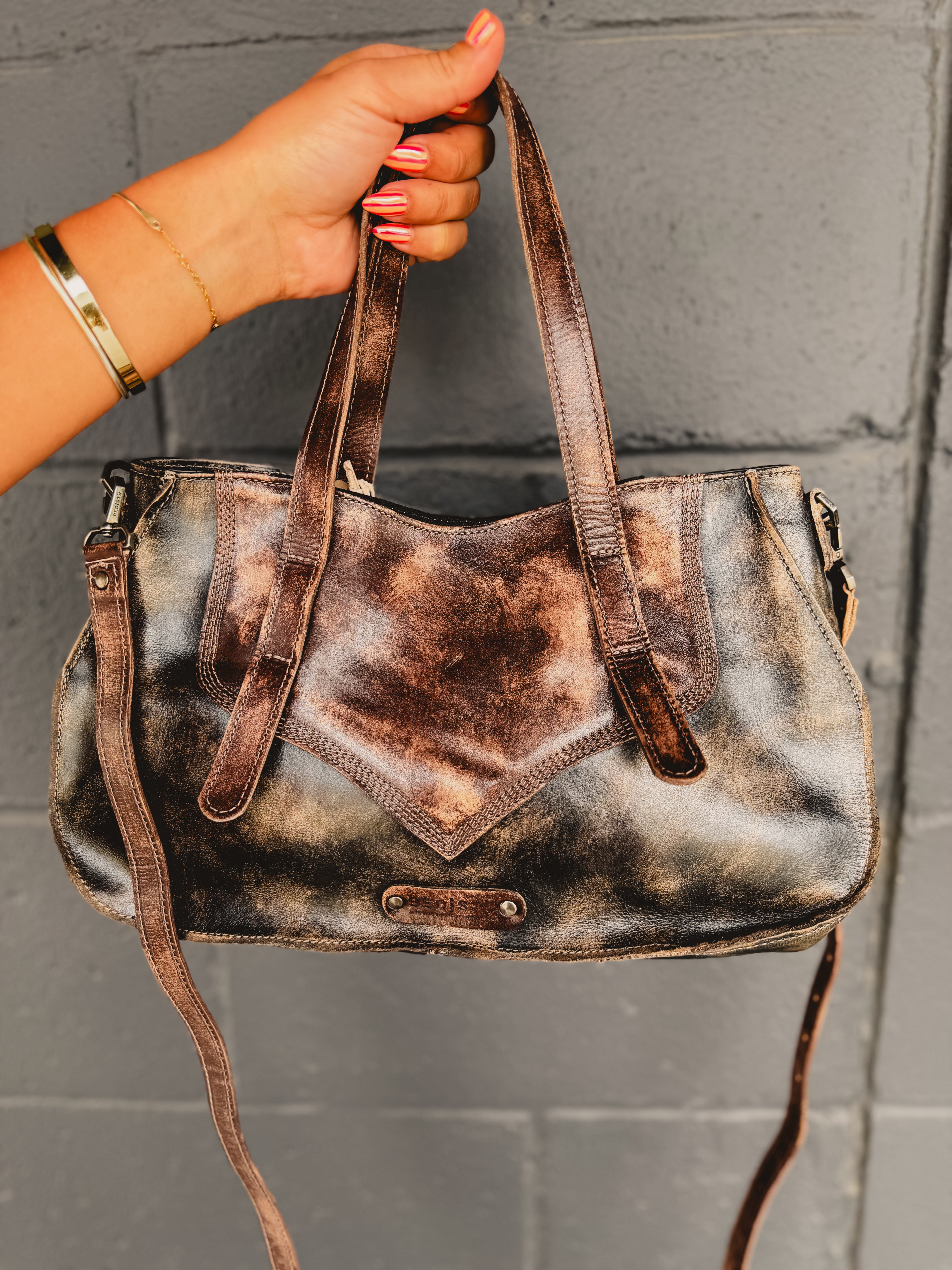 BedStu Redrock Crossbody Bag - Black Teak Hand Wash - Lace and Grace Boutique