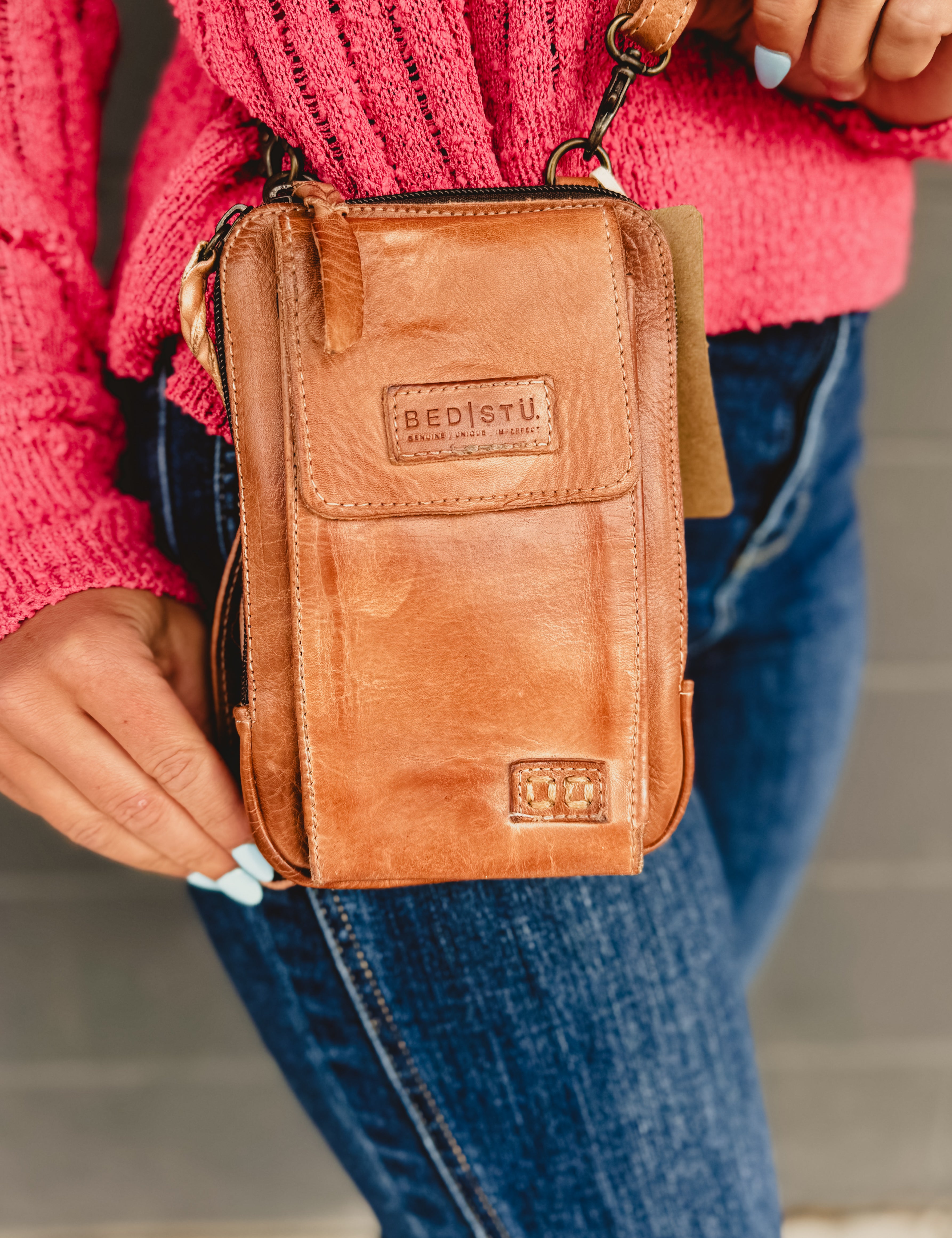 BedStu Alelike Crossbody Bag - Tan Rustic - Lace and Grace Boutique