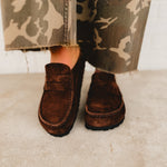 Birkenstock Naples Wrapped Suede Leather Clog - Carafe - Lace and Grace Boutique