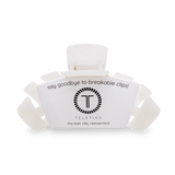 Teleties Classic Hair Clip | Large - Coconut White