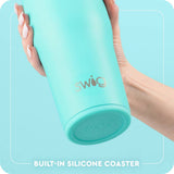 Swig Saddle Stitch Cream Iced Cup Coolie - Medium
