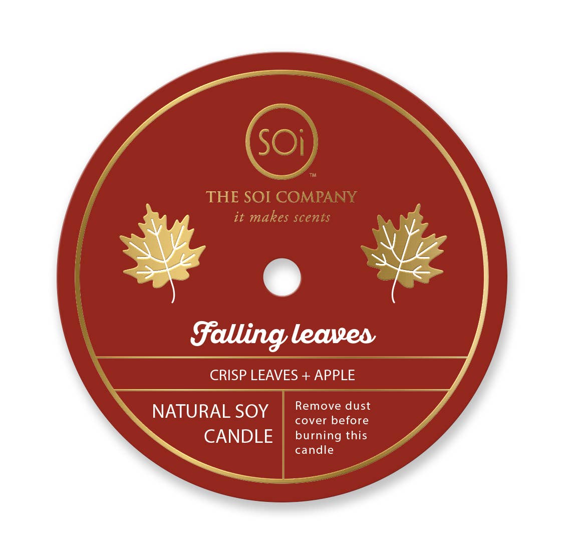 Happy Fall 12oz. Candle - Falling Leaves - Lace and Grace Boutique