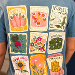 Sow Kindess, Reap Grace Seed Packet Tee - Blue Spruce - Lace and Grace Boutique