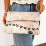 BedStu Cleo Crossbody - Nectar Lux Arctic Teal Rustic - Lace and Grace Boutique