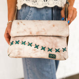 BedStu Cleo Crossbody - Nectar Lux Arctic Teal Rustic - Lace and Grace Boutique