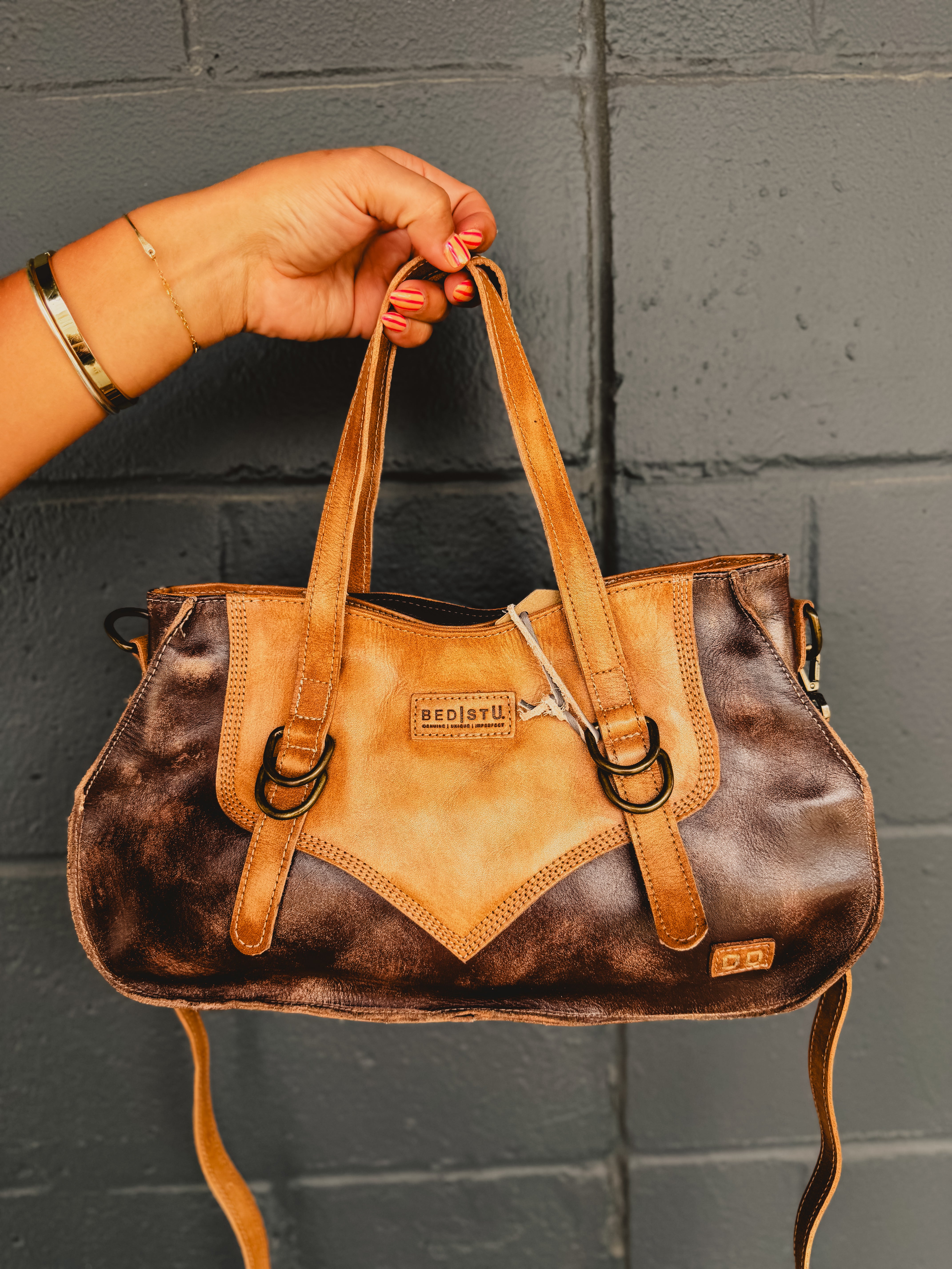 BedStu Redrock Crossbody Bag - Teak Caramel Hand Wash - Lace and Grace Boutique
