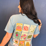 Sow Kindess, Reap Grace Seed Packet Tee - Blue Spruce - Lace and Grace Boutique