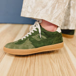 Scottie Suede Sneaker - Green - Lace and Grace Boutique