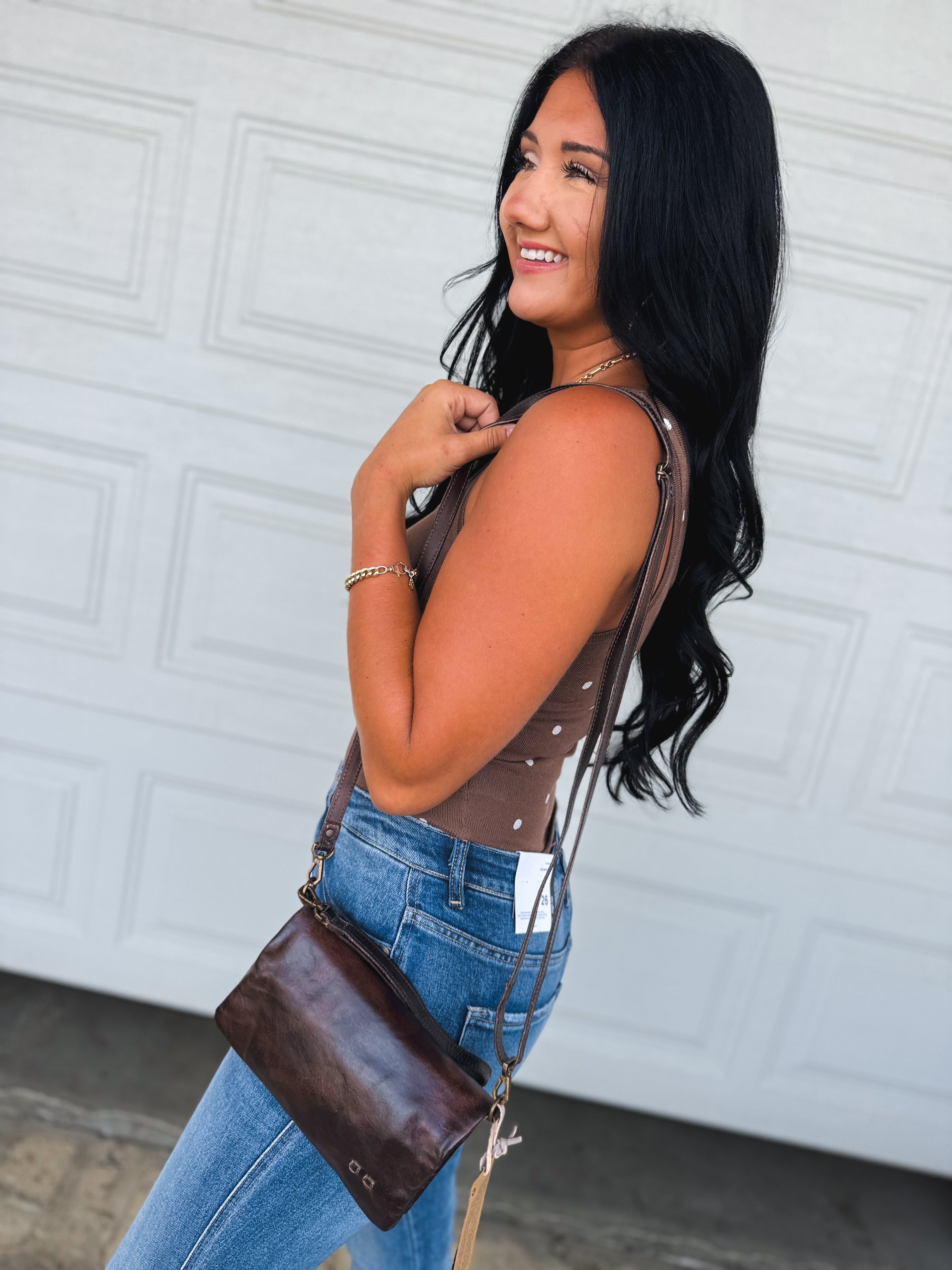 BedStu Cadence Crossbody - Teak Rustic - Lace and Grace Boutique