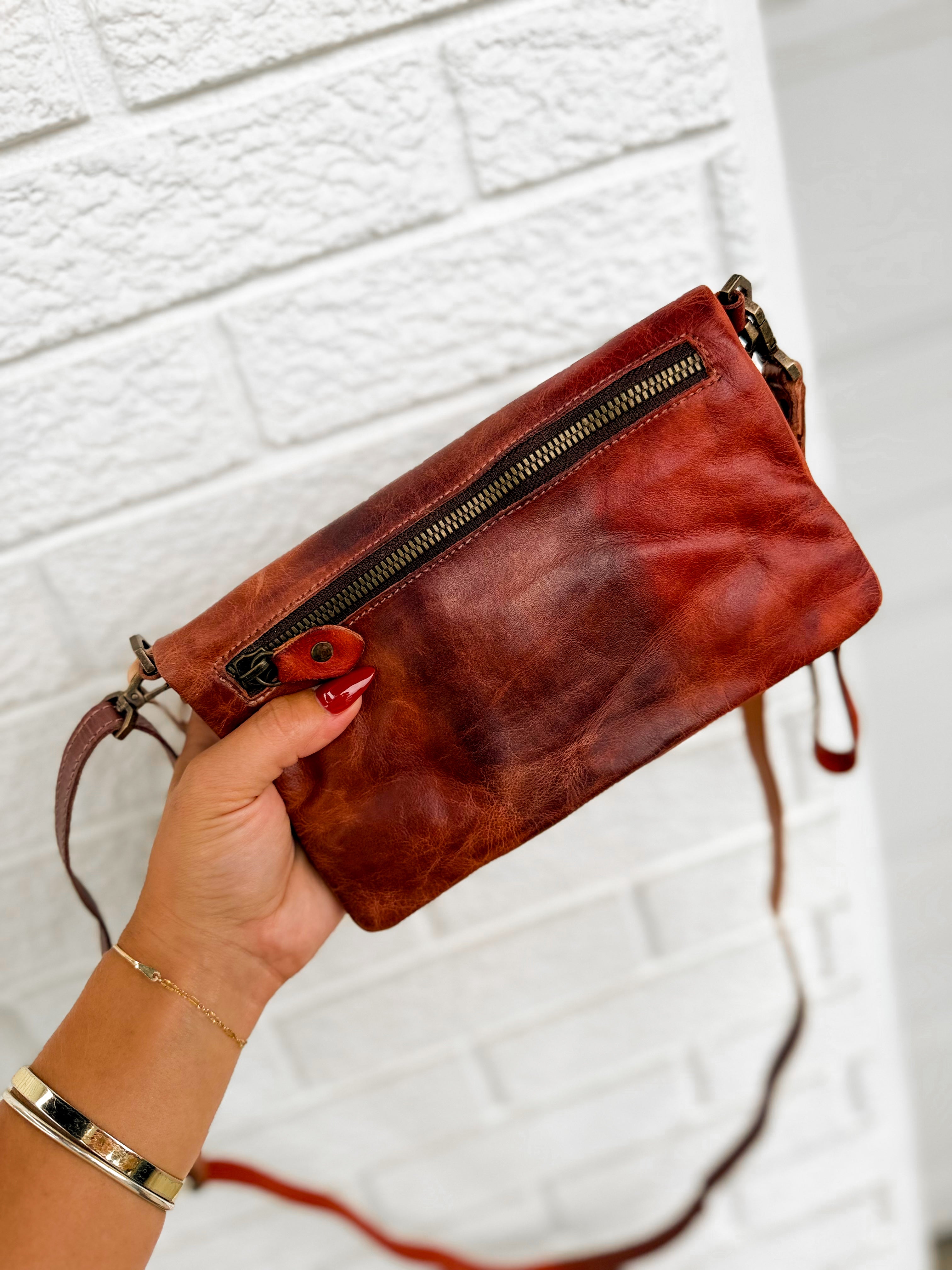 BedStu Cadence Crossbody Clutch - Desert Sunset Tie Dye - Lace and Grace Boutique
